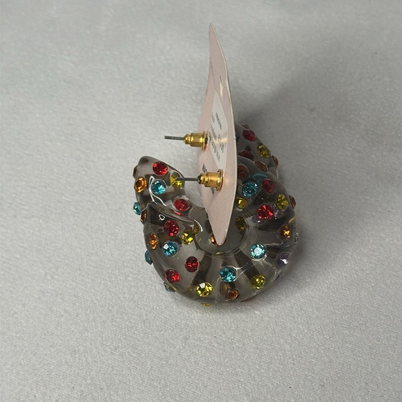 Chunky crystal statement earrings from Kin London - Picture 2 of 2